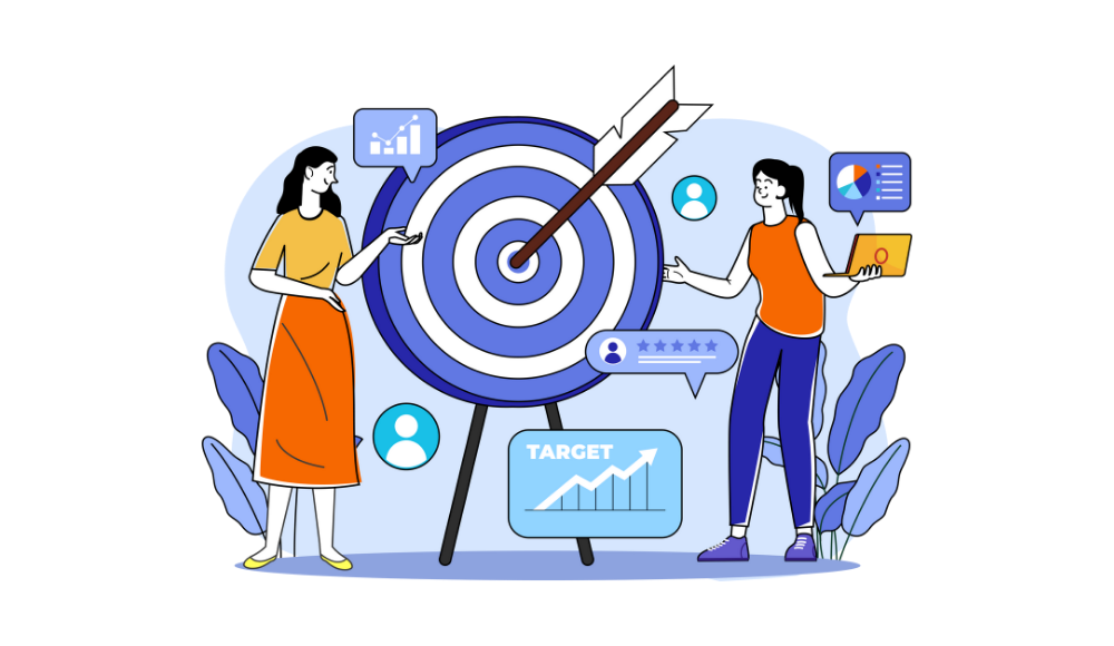 Target audience analysis and business growth strategy using data visualization and marketing tools