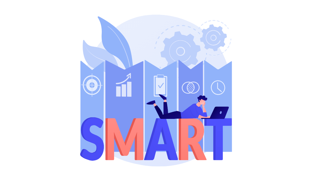 SMART goal framework for business success, focusing on measurable and achievable objectives